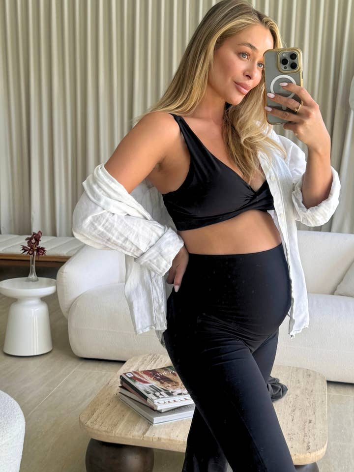 sujetador de lactancia Cross Wrap para venta al por mayor de Soon Maternity