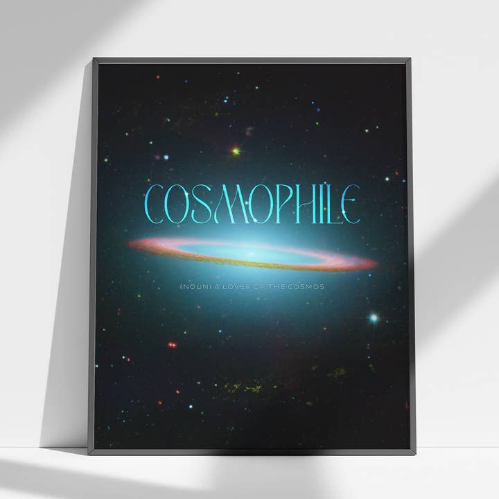Cosmophile - Lover of the Cosmos Art Print for wholesale by Typeset Studio