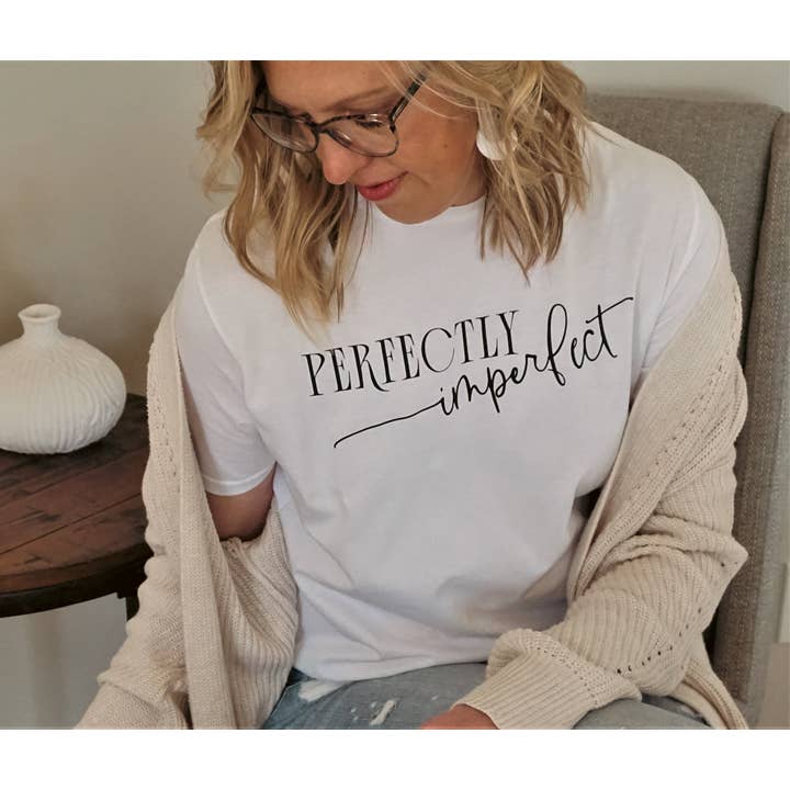 Perfectly Imperfect T-Shirt for wholesale by Harvey + Rae Clothing Co.