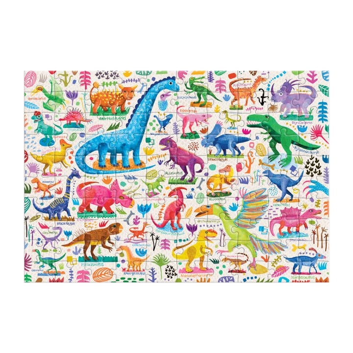Chronicle Books - Wholesale Puzzle - Kids - Mighty Dinosaurs 100 Piece Puzzle3