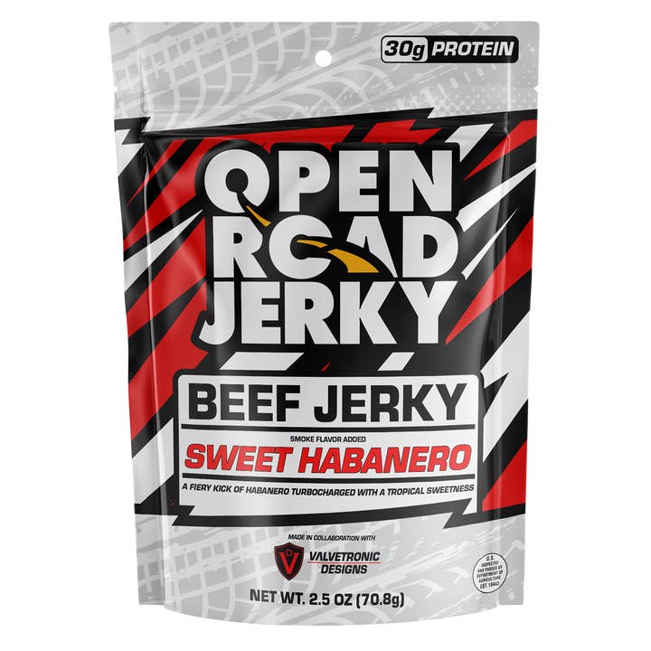 Sweet Habanero Beef Jerky for wholesale by Open Road Jerky