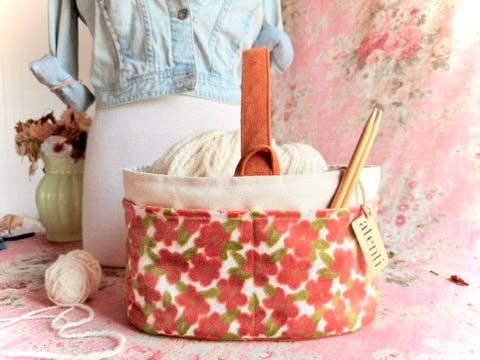 Atenti - Wholesale Brei- en haakbenodigdheden - Velvet Daizy Caddy - Projecttas Naaldkunst3