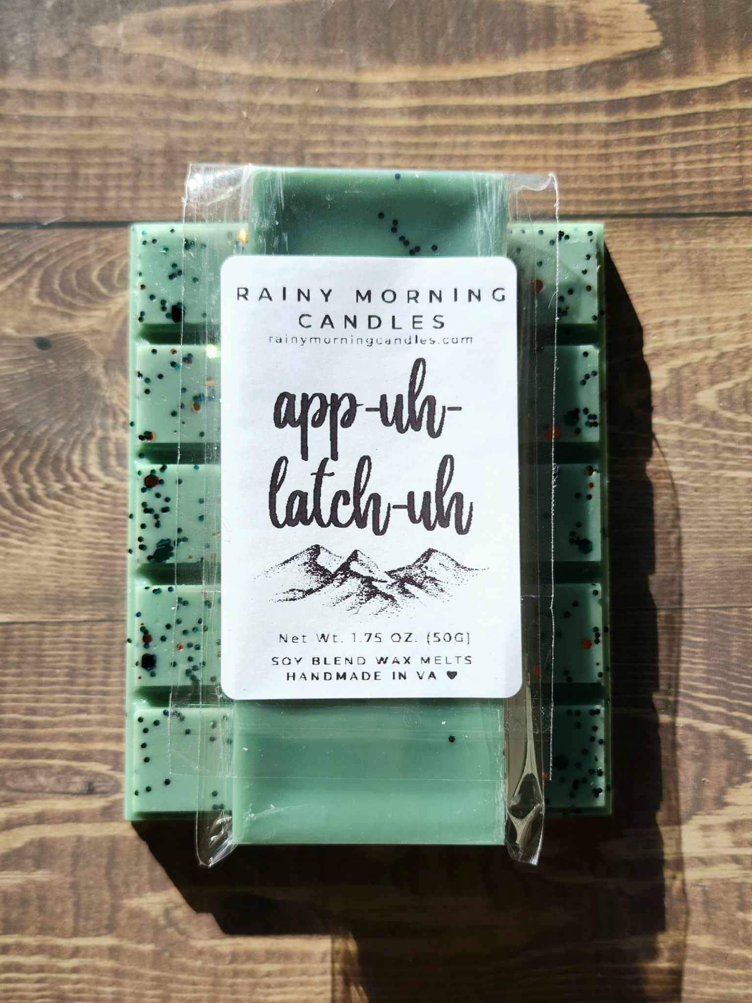 Rainy Morning Candles - Wholesale Wax Melt - App-Uh-Latch-Uh | Appalachian Inspired Snap Bar Wax Melts3