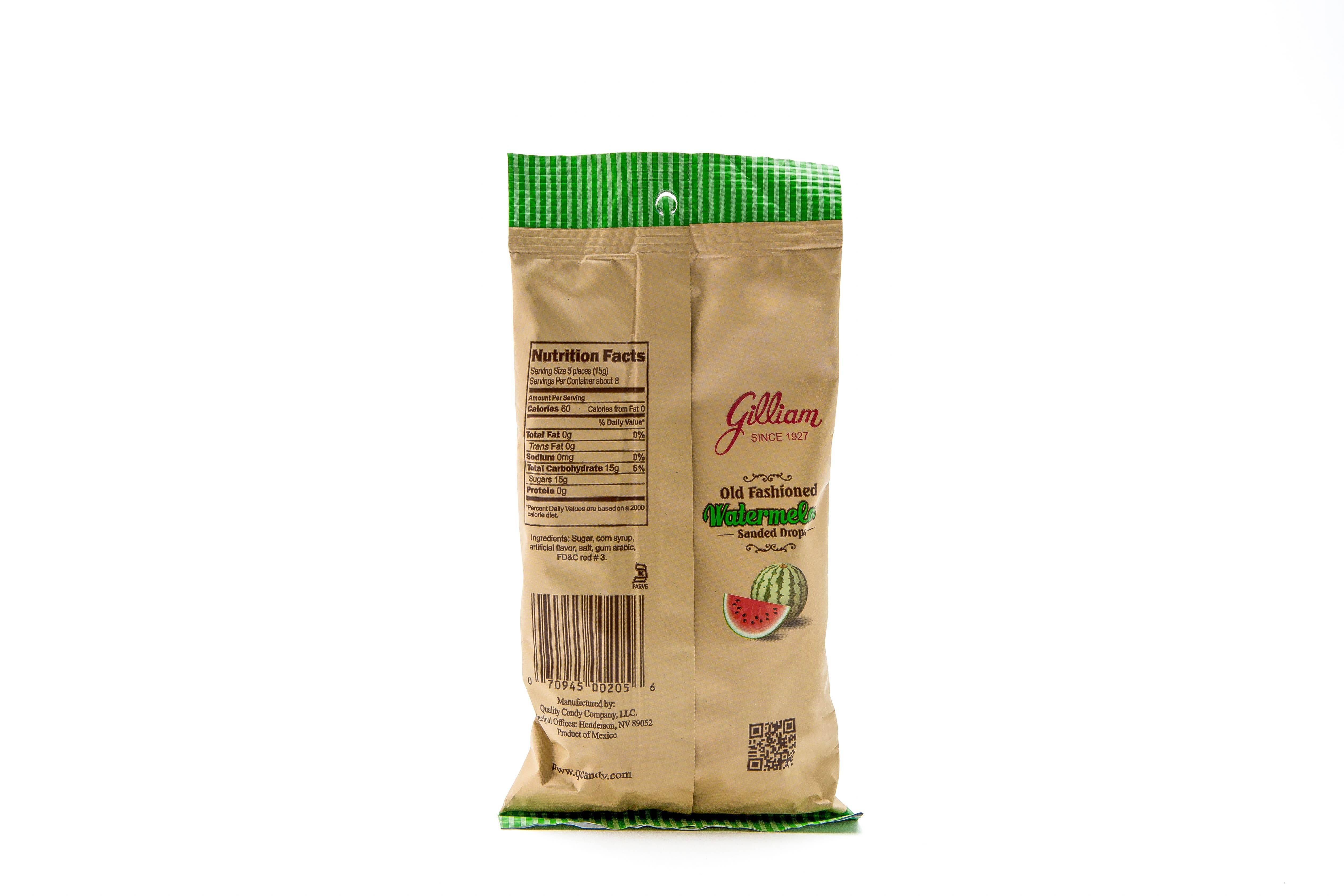 Quality Candy Company - Venta al por mayor Golosinas duras - Caramelos de Sandía Gilliam 12 unidades x 4.5oz1