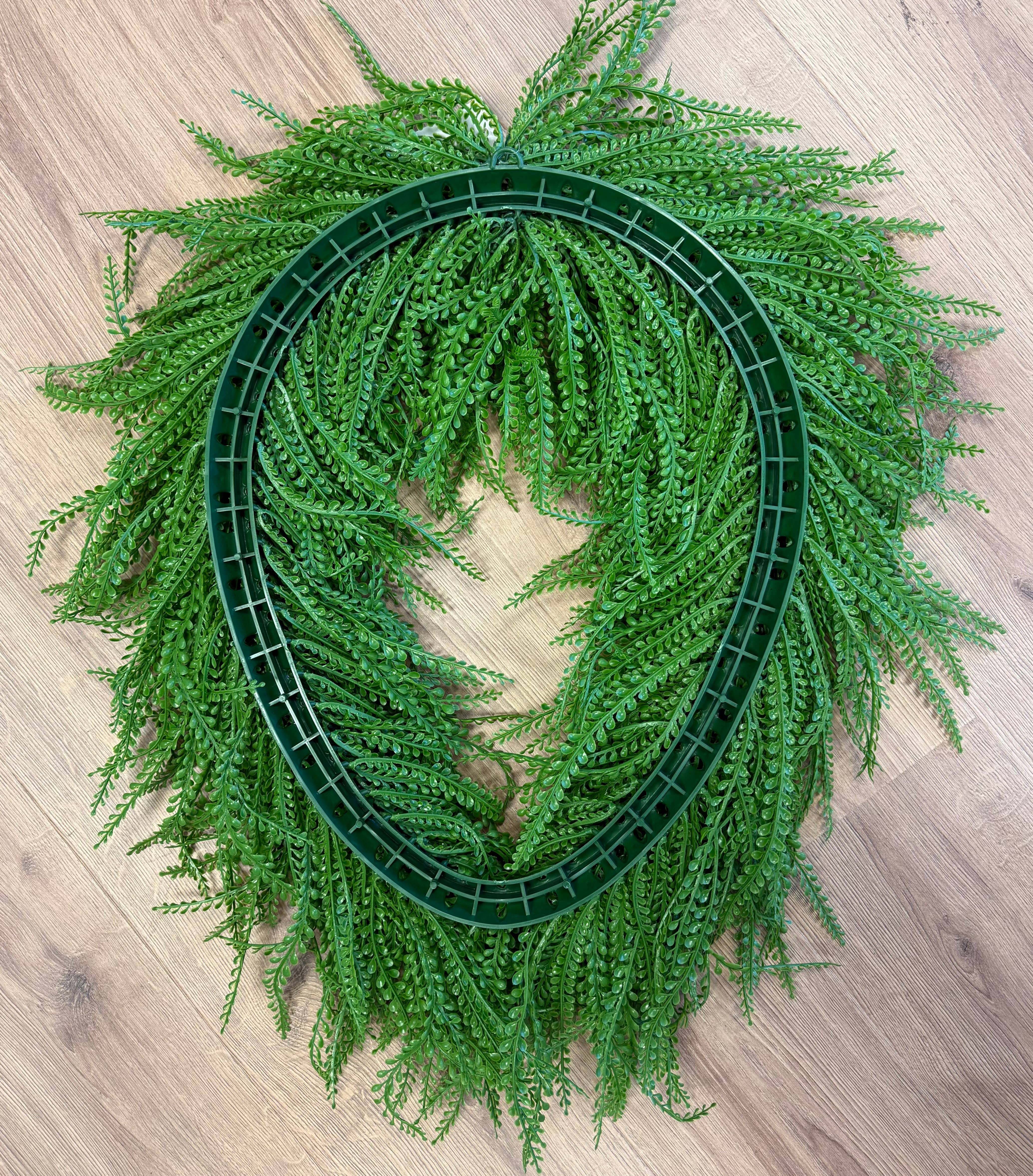 Shop 38652 - Vente Couronne - Couronne en herbe à perles ovales1