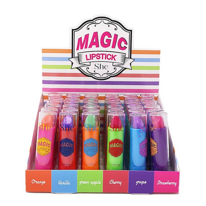 PINEAPPLE Beauty - Wholesale Lipstick - Makeup She MG237 Magic Lipstick - 36pc