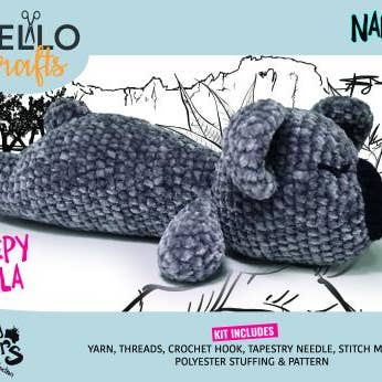 Knitty Critters - NapTime Crochet Kit - Sleepy Koala for wholesale by Creative World of Crafts