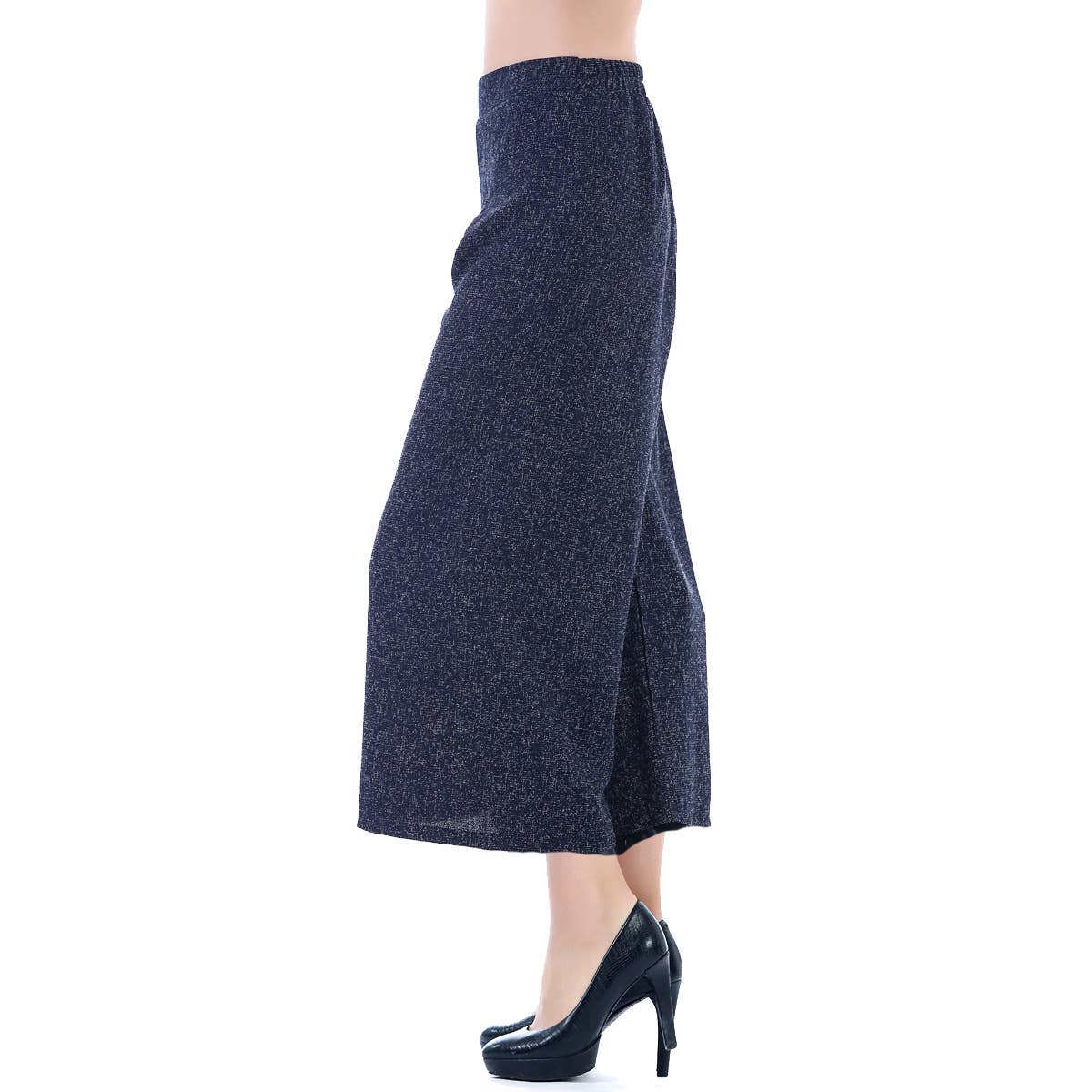 Mad Style - Wholesale Pants - Women's - Navy Linen Culottes1