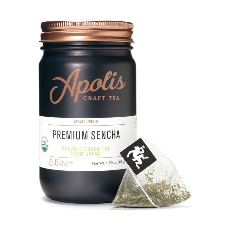 Organic Sencha Premium - Tea Bags for wholesale by Apolis Tea
