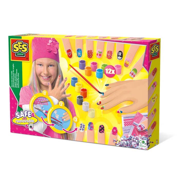 SES CREATIVE Decorate Your Nails Set, 6 Years or Above (1497 for wholesale by Meroncourt Europe Ltd
