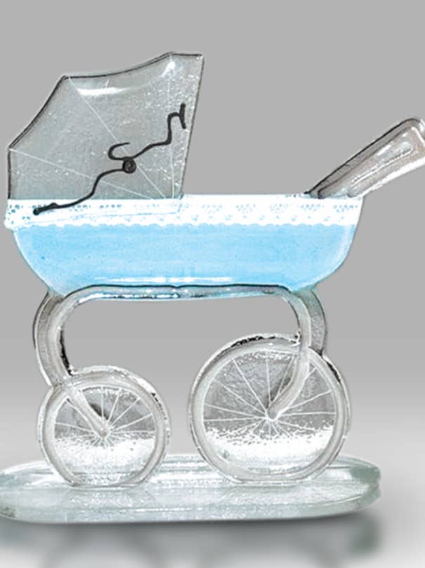 Pram Classic - Blå for engroshandel hos Nobile Glassware Ltd.