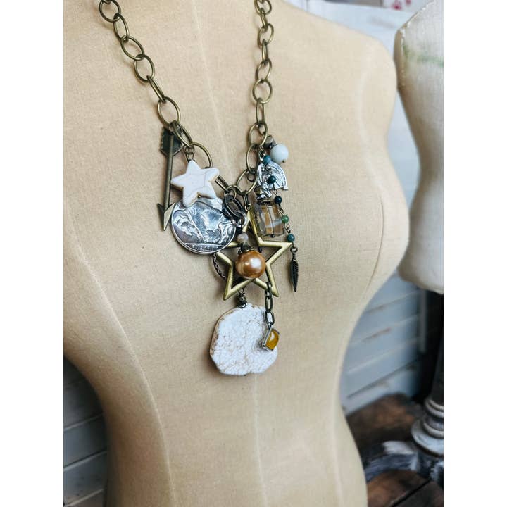 Scooples Jewelry - Wholesale Pendant/Charm Necklace - Gypsy Junk Original - Dutton - Necklace