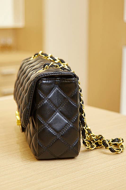 ACCITY - Wholesale Shoulder Bag - Women's - DANDY QUILTING CHIAN STRAPS SHOULDER BAG PURSE_CWAB00055