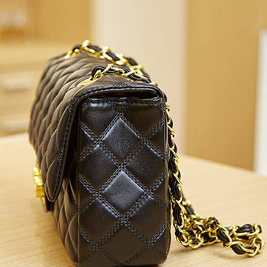 ACCITY - Wholesale Shoulder Bag - Women's - DANDY QUILTING CHIAN STRAPS SHOULDER BAG PURSE_CWAB00055