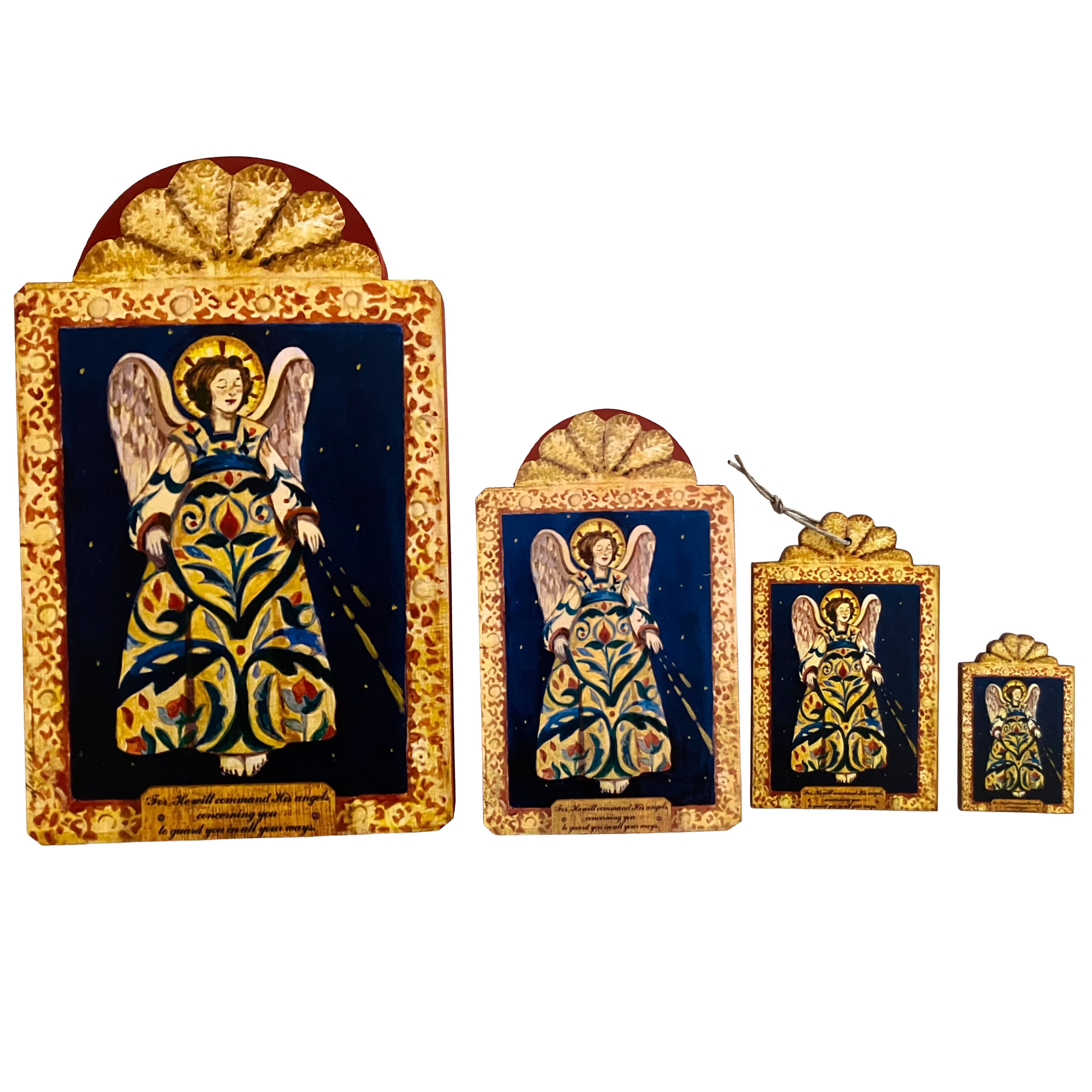 Lynn Garlick Retablos - Wholesale Painting/Drawing - Guardian Angel - Protection and Guidance1