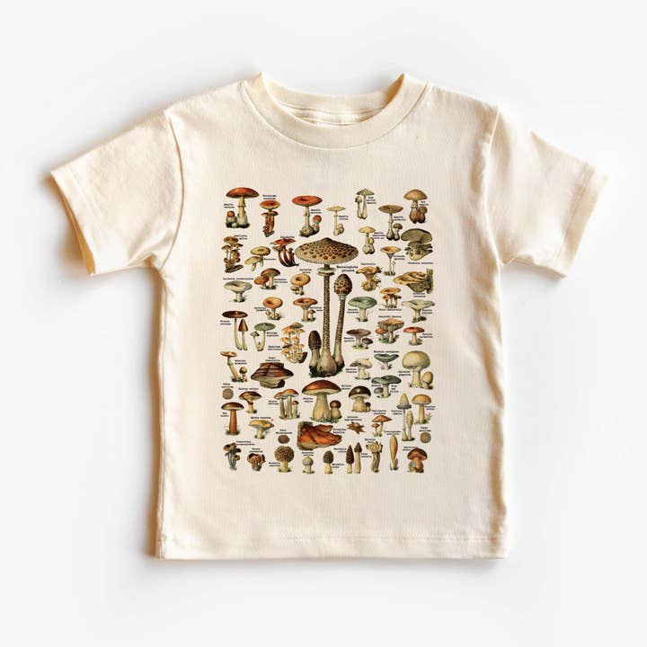 Mushroom Lover Toddler Tee for wholesale by The Funnel Cake Tree