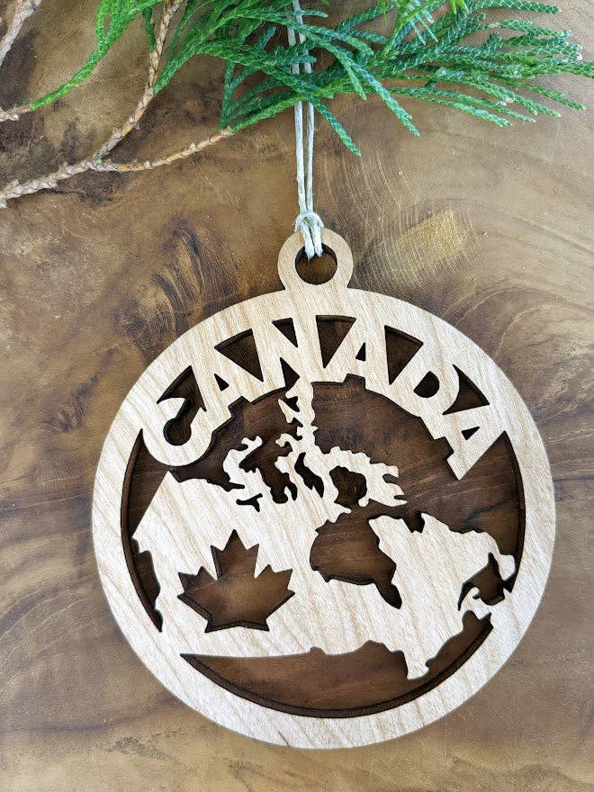 Foxwood Gifts Canada - Wholesale Ornament - Canada Christmas Tree Ornament