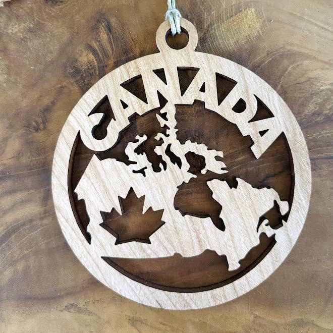 Foxwood Gifts Canada - Wholesale Ornament - Canada Christmas Tree Ornament0