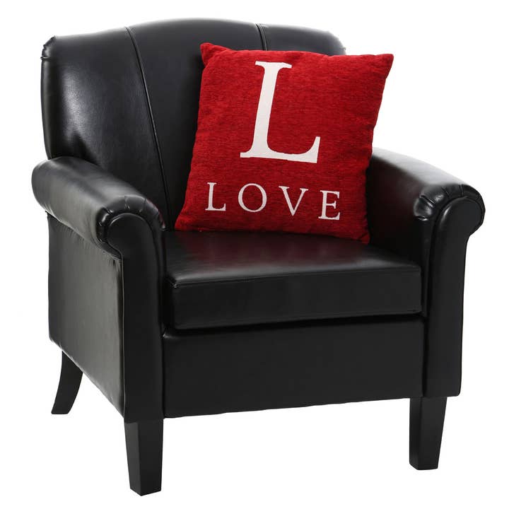 Interiors by Premier – wholesale Throw/decorative pillow – Words 'Love' Red Cushion2