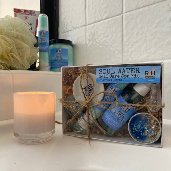 Raven’s Hearth - Wholesale Bath & Body Set - Self-Care Spa Kit
Soul Water Scent
Great Gift