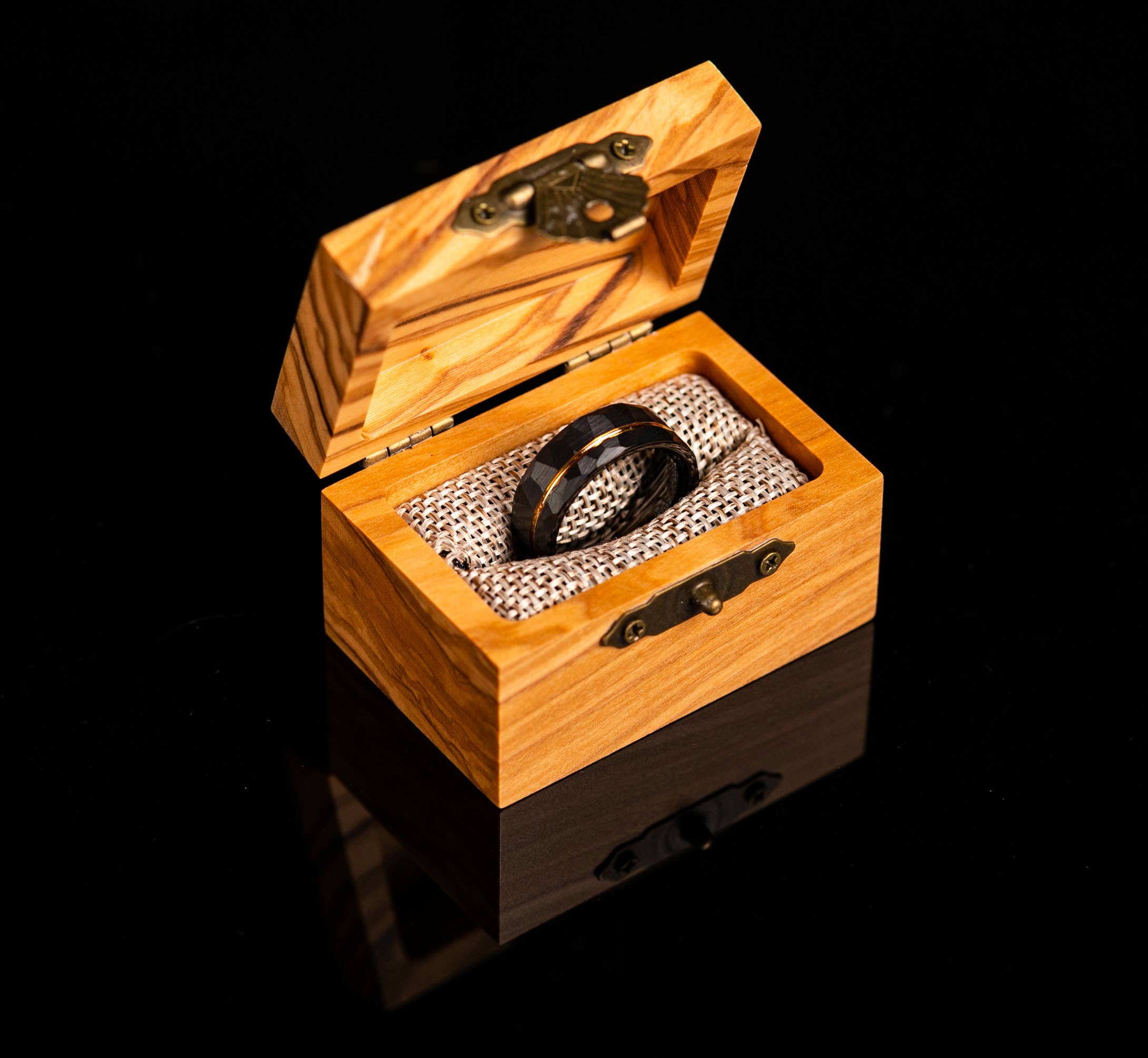 AxBands - Wholesale Wedding Band/Ring - Tungsten Ring, Mens Tungsten Wedding Band, Hammered Ring 9031