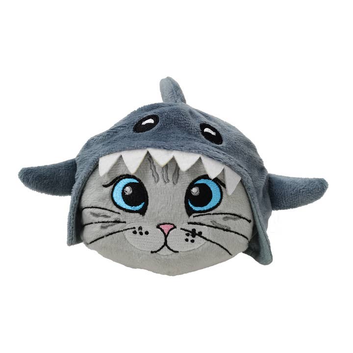 Caitec Inc – wholesale Pet toy – Cat – NALA Catnip Plush in Shark Hat2