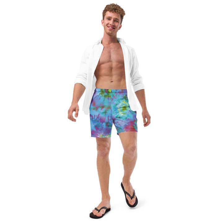 Good Trip All-Over Print Recycled Boardshorts for wholesale by Local Summer Collective Surf Shop