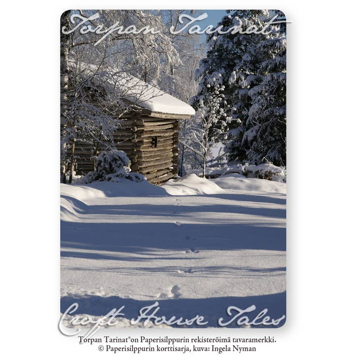 Meadow Barn, Torpa Stories® Christmas Card (10 Pcs) for wholesale by Paperisilppuri