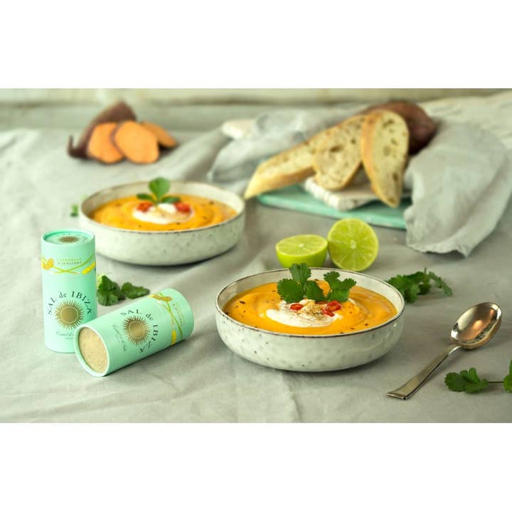 Eat Spain - Wholesale Salt - SAL de IBIZA Granito & Lemongrass and Ginger pourer 3.52oz3