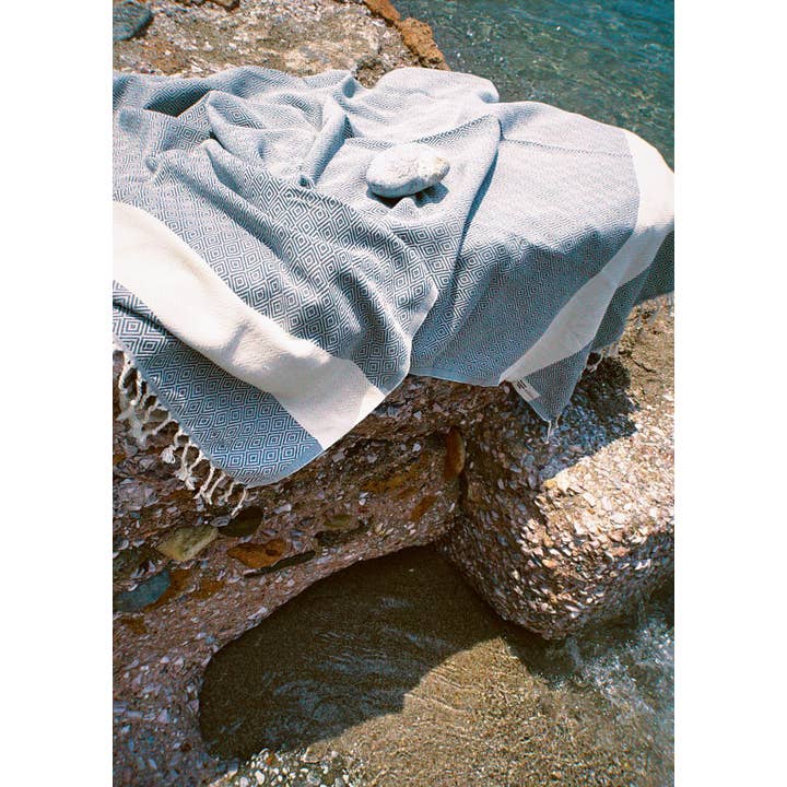 MARAÏS ATHENS - Wholesale Beach Towel - Grigio Towel2