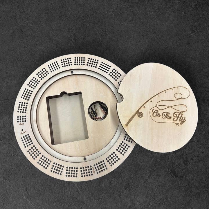 MT ENGRAVED - Vente Jeux de société - Planche à cribbage pour la pêche à la mouche 1