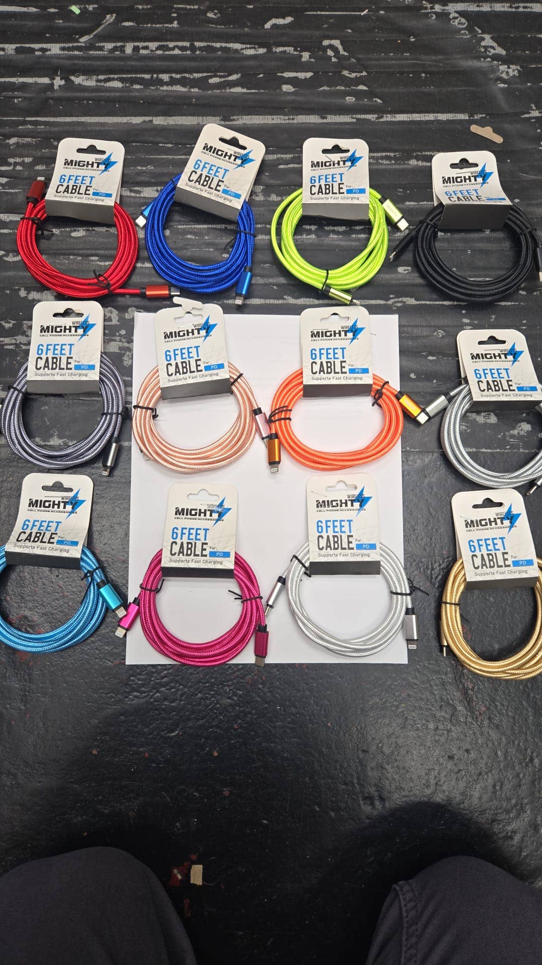 Mighty Wireless - Wholesale Charging Cable - 6FT Fabric PD Cable Mighty PD6FT2