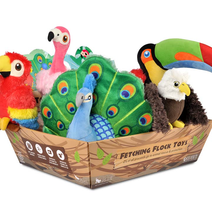P.L.A.Y. Pet Lifestyle and You – Großhandel Plüschtier – Hund – Flock-Merchandising-Set holen (10 Stück in kostenloser Displaybox)