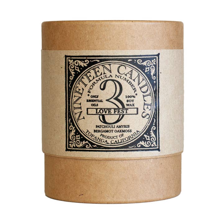 Love Fest Candle 8oz for wholesale by 19 Candles