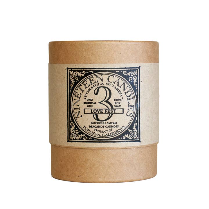 Love Fest Candle 8oz for wholesale by 19 Candles