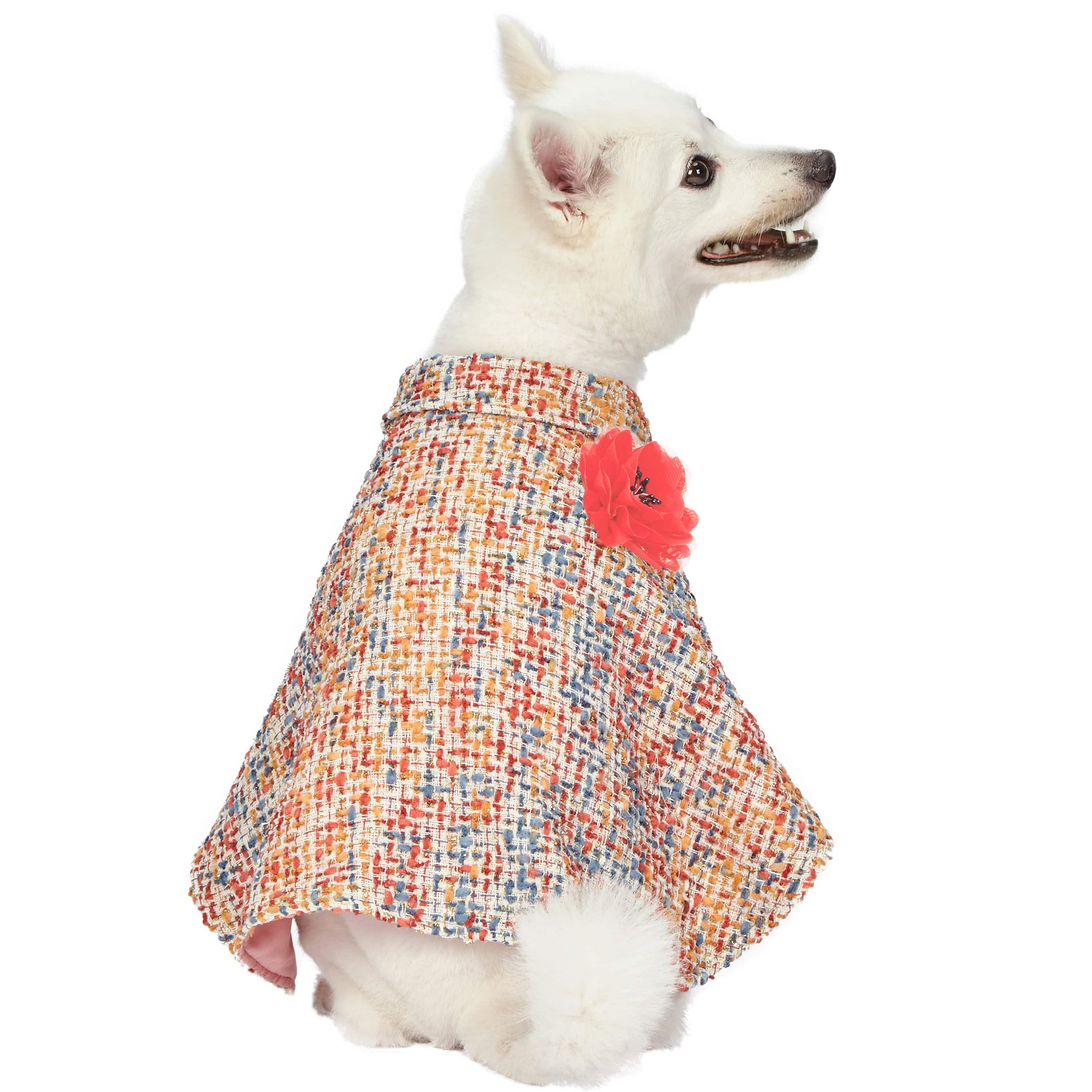 Blueberry Pet - Wholesale Pet Jacket - Dog - All-weather Costume Dog Poncho with Flower6