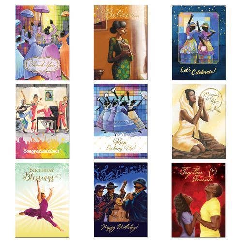 African American Expressions - Wholesale Everyday Greeting Card - AOAB720 All Occasion Card Assortment #7202