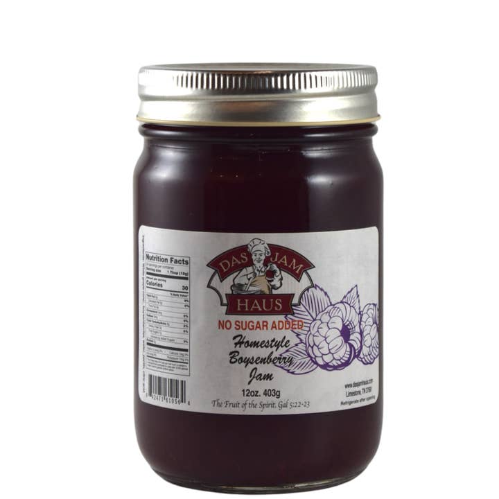 Das Jam Haus – wholesale Jam/jelly – No Sugar Added Boysenberry Jam