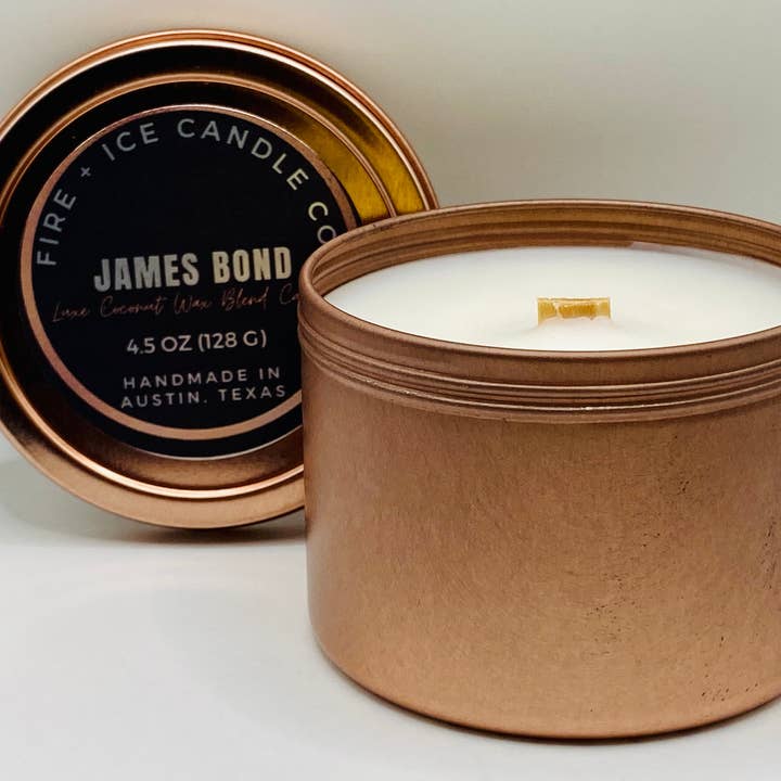 Fire + Ice Candle Co. - Wholesale Jar/Filled Candle - James Bond1