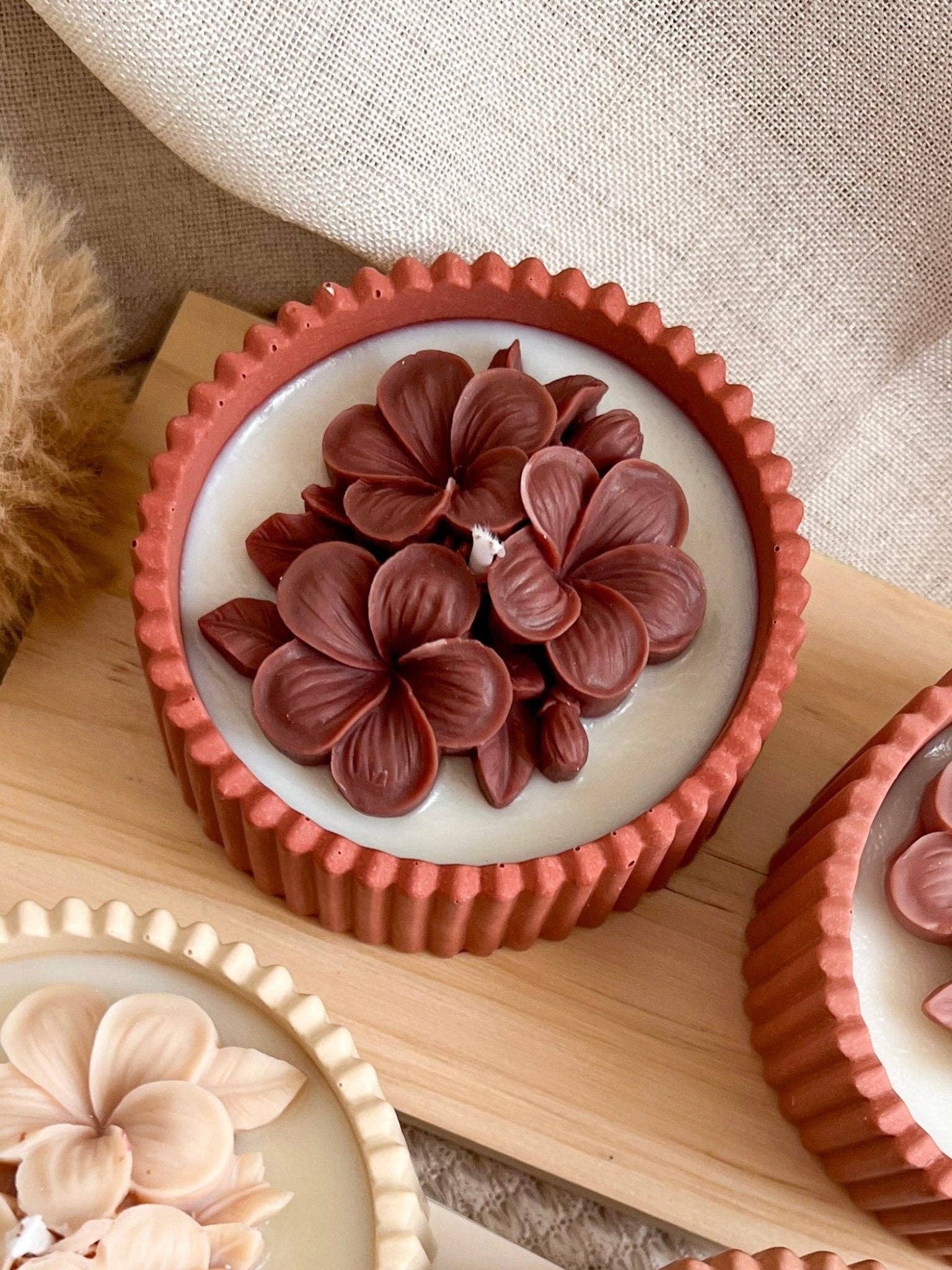 Mísis Handmade Home decor - Vente Bougies originales - Bougie en Cire de Soja - Hortensia | 90g1