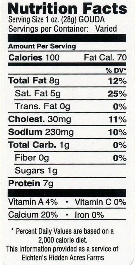 Eichtens Cheese - Wholesale Cheese - Smoked Gouda Cheese Full Wheel2