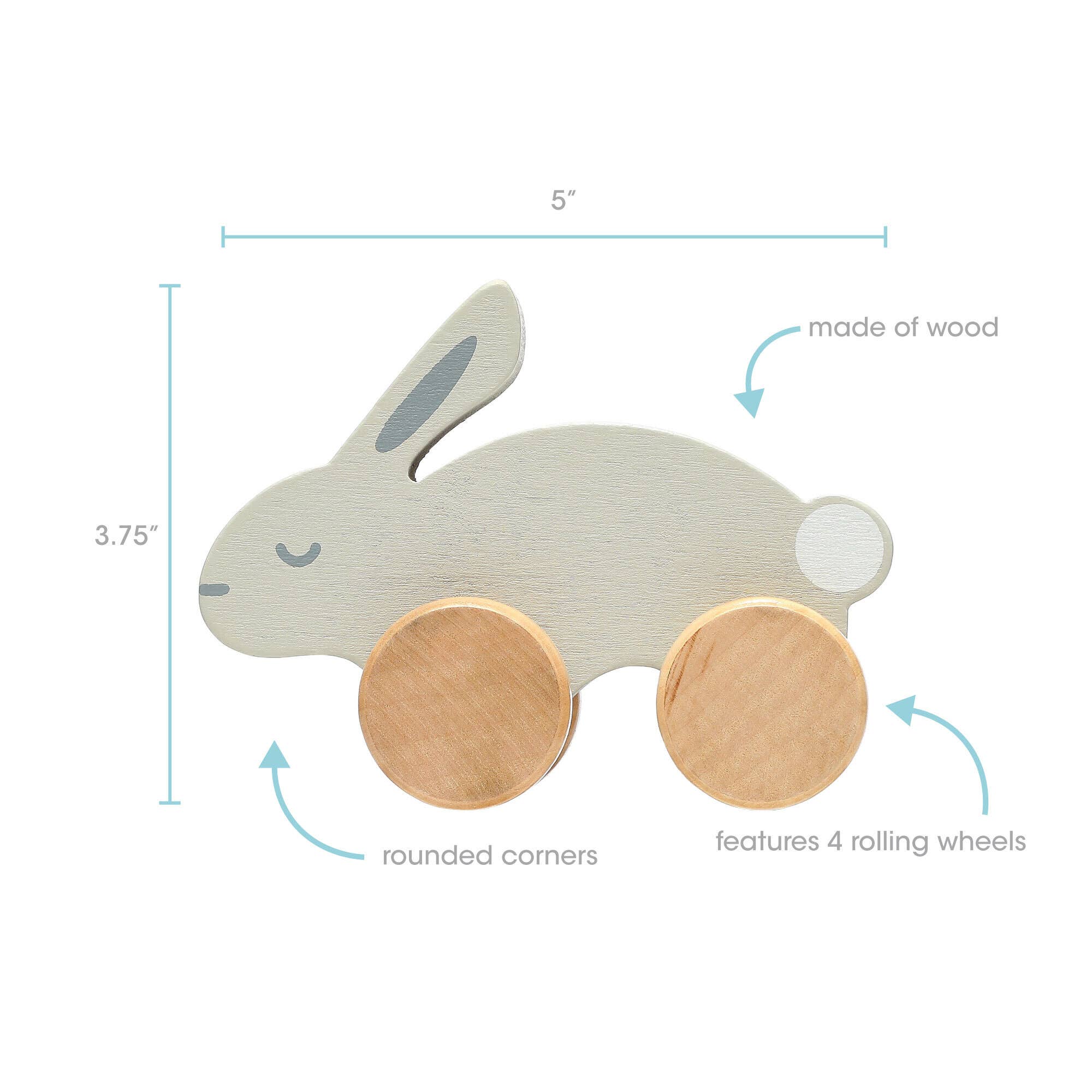 Pearhead - Wholesale Wood Toy - Kids - Wooden Toy Bunny, Baby & Toddler Toy, Nursery Decor2