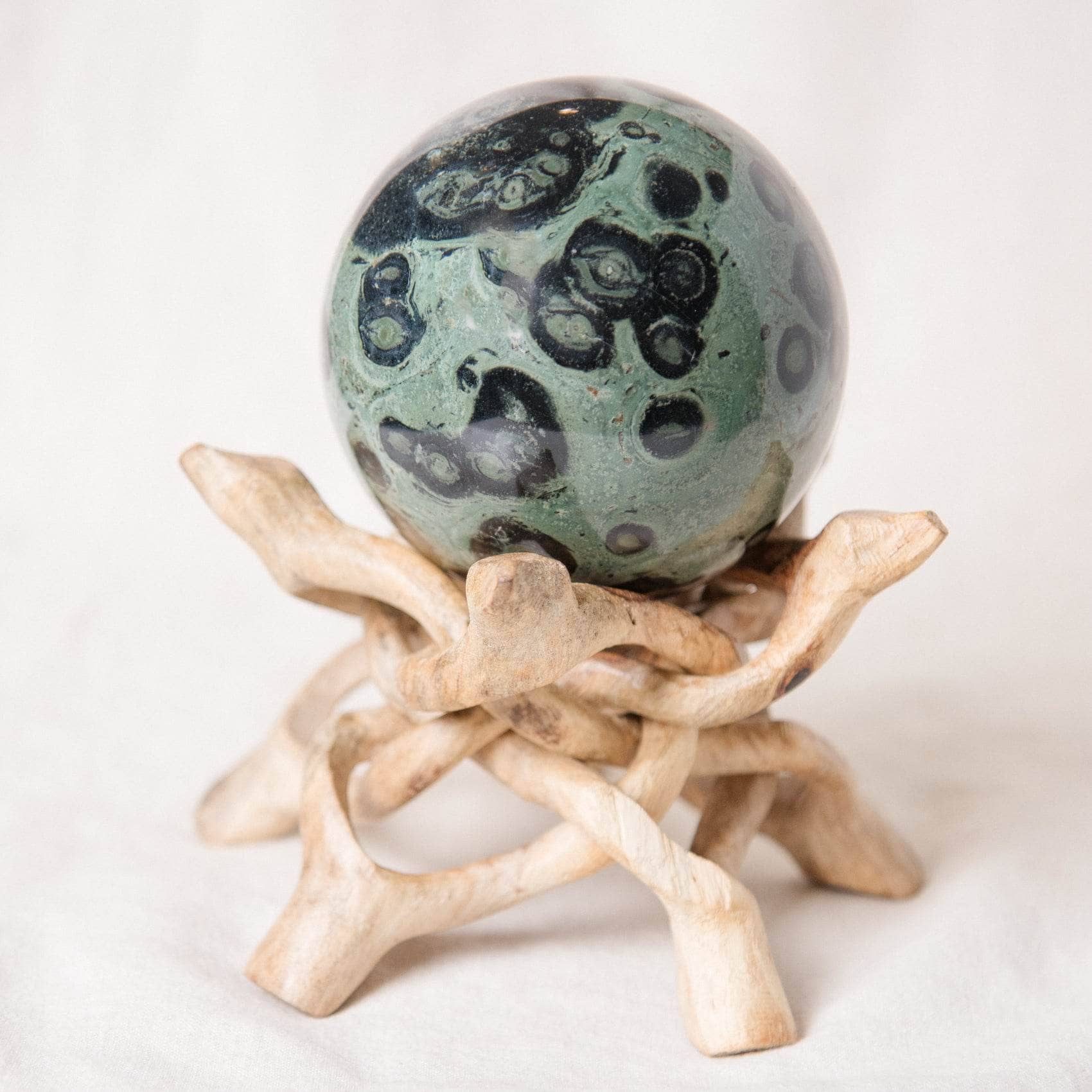 Tiny Rituals - Wholesale Spiritual Stone/Crystal - Kambaba Jasper Sphere - AAA Premium Quality37