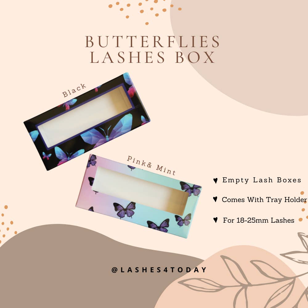 Lashes4today - Wholesale Eyelash/Brow Serum - Butterflies Lashes Box