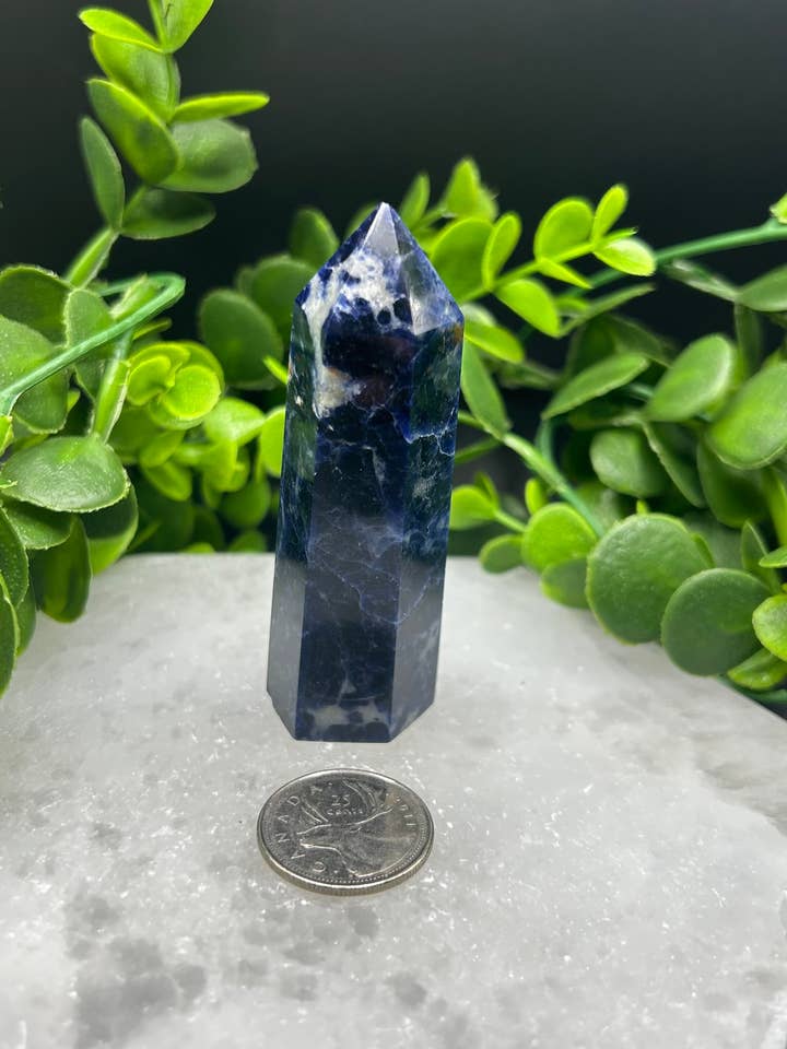 Sodalit polerad spets (#5) för wholesale av Moonbeam Healing