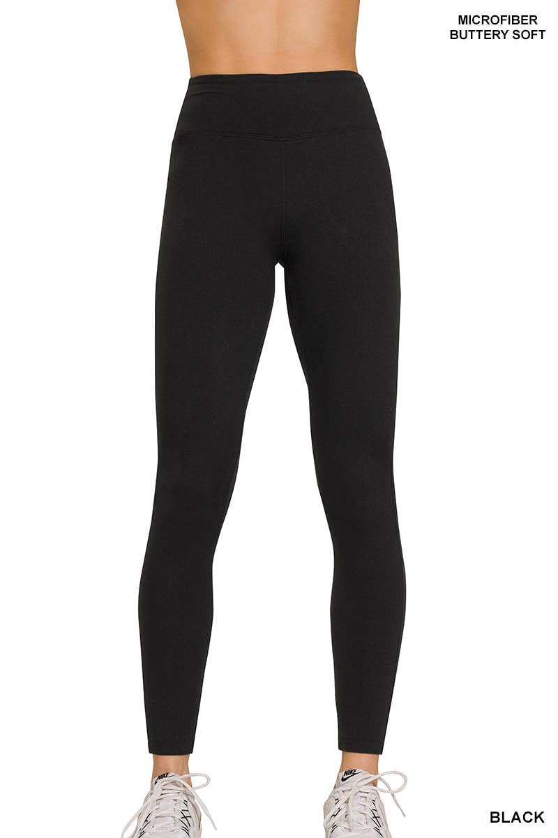Vanilla Monkey - Wholesale Sport-/loungelegging - Dames - Leggings met zachte tailleband van microvezel over de volledige lengte3