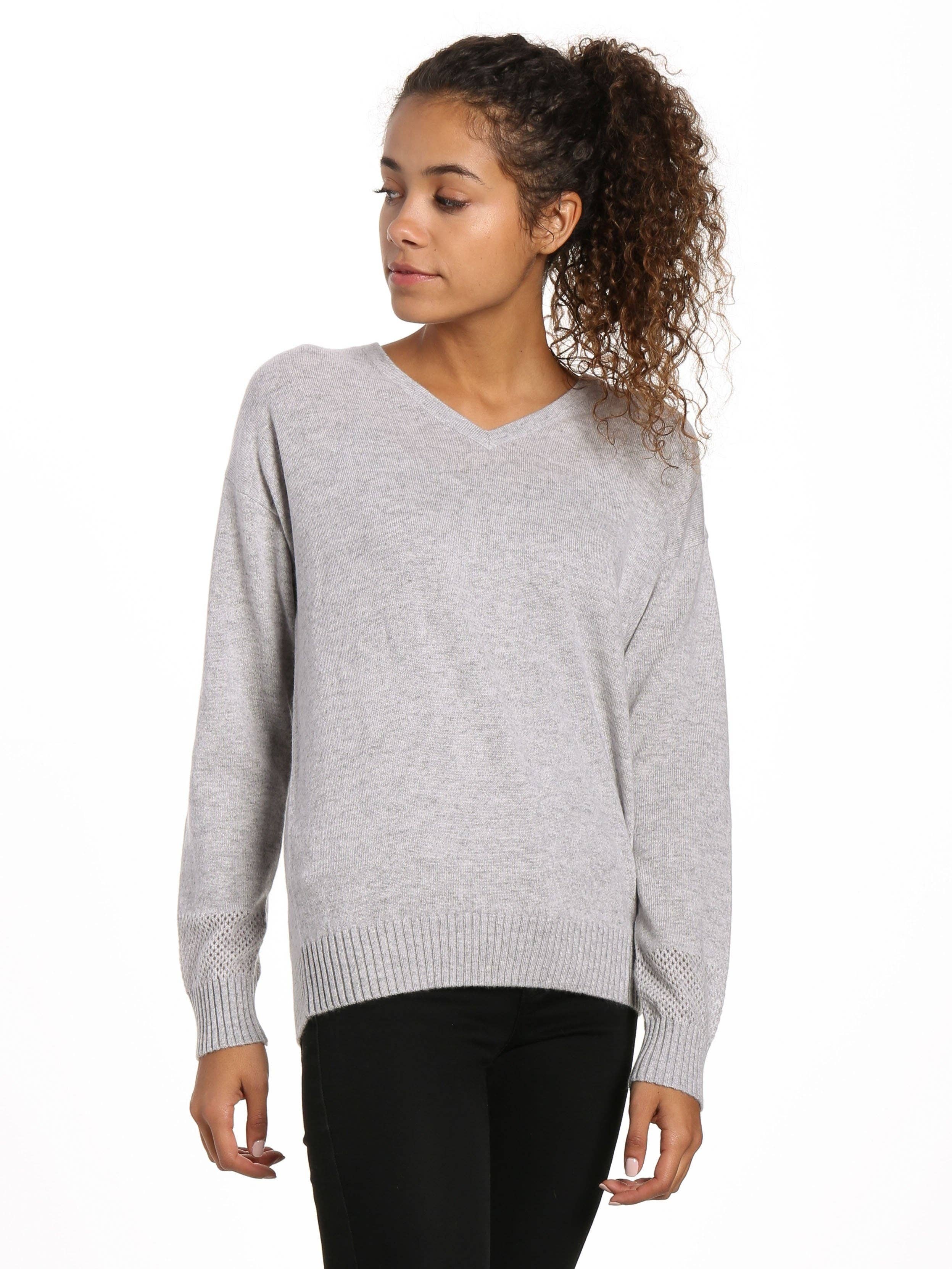 Noble Mount – Großhandel Strickpullover – Damen – Zainuno Moizni Damen-Pullover mit V-Ausschnitt aus 100% Kaschmir10