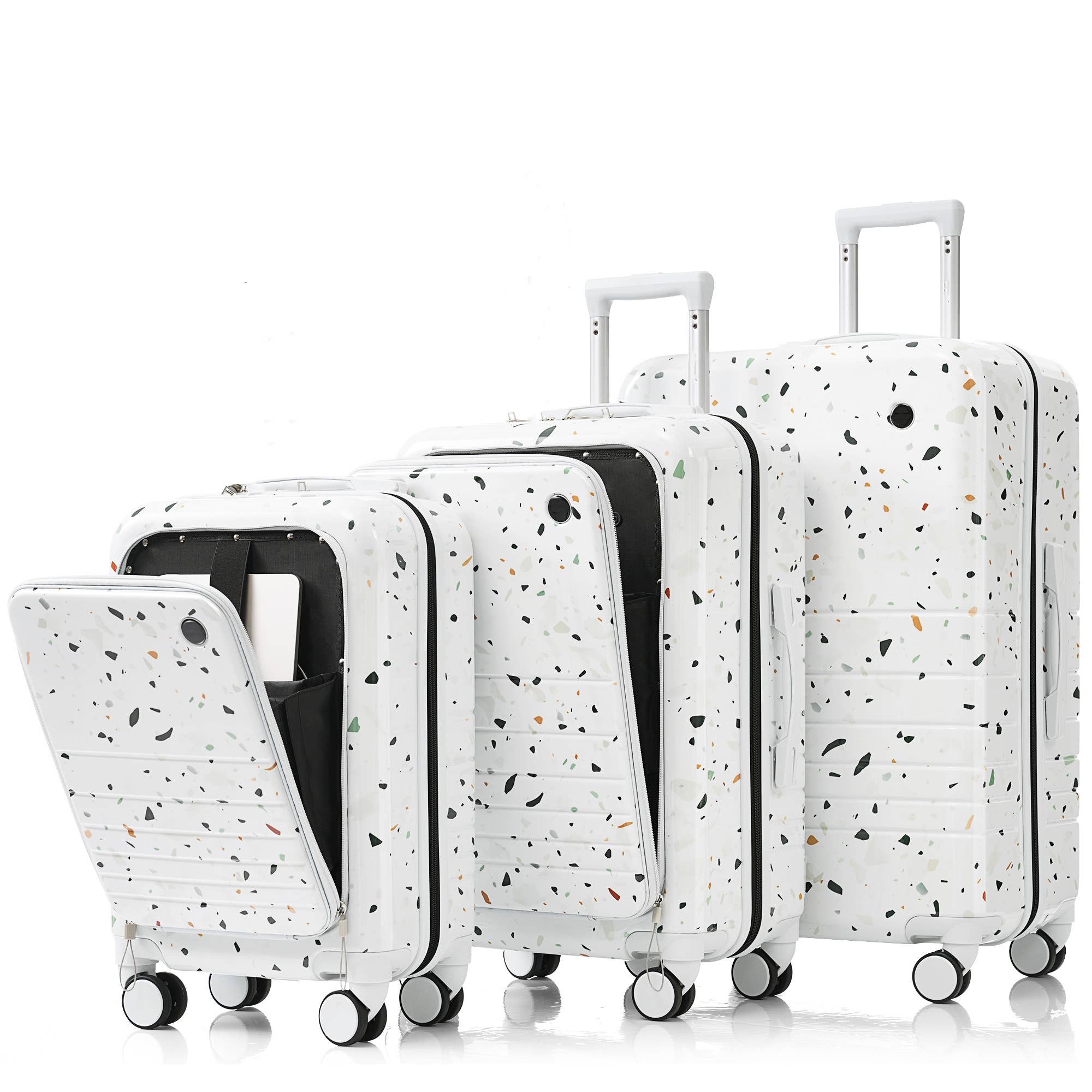 VTNG50 - Wholesale Luggage - Luggage Set of 3, 20, 24, 28inch with USB Port14
