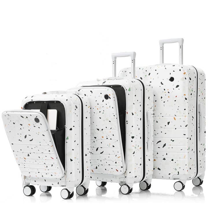 VTNG50 - Wholesale Luggage - Luggage Set of 3, 20, 24, 28inch with USB Port14