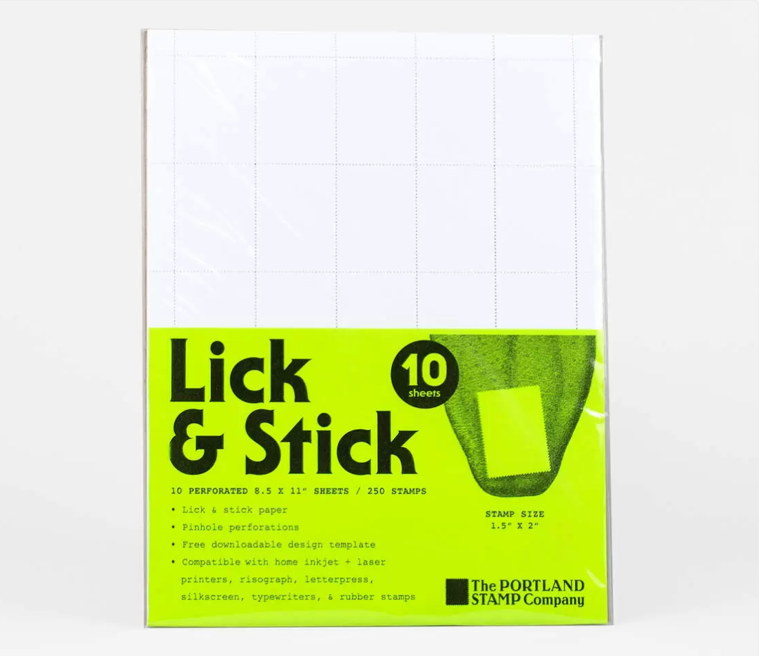 The Portland Stamp Company - Vendita all'ingrosso Kit per lavoretti fai da te - Lick & Stick: Standard1